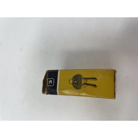 Vintage Master Lock #3 Secret Service Padlock Box 2 Keys Laminated Steel - Picture 5 of 9